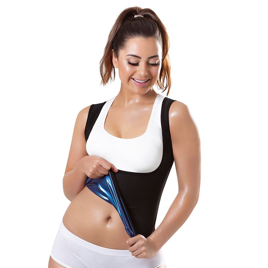 CHALECO TERMICO REDUCTOR PARA MUJER TALLE S - BODY CARE