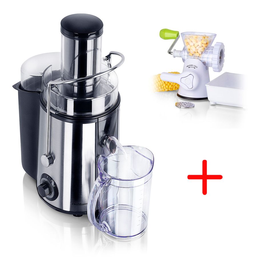 Combo: Extractor de Jugos 850W + Molino multiusos Chef Master | Mega Shop  TV - Mega Shop TV - Colombia