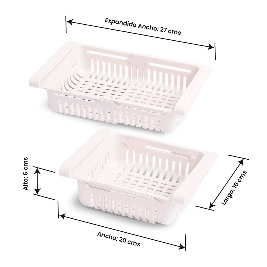 Combo Organizador Cocina (1 Canasta Organizadora + 1 Porta triple