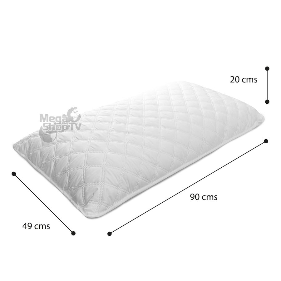 Almohada para cama de 90 - Núcleo Fibra - Varias Medidas - Hipopótamo