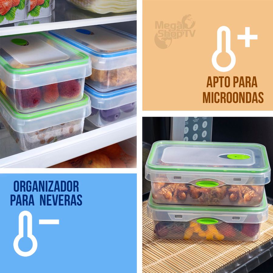 Organizador Nevera Y Cocina Set X 6 Color Multicolor