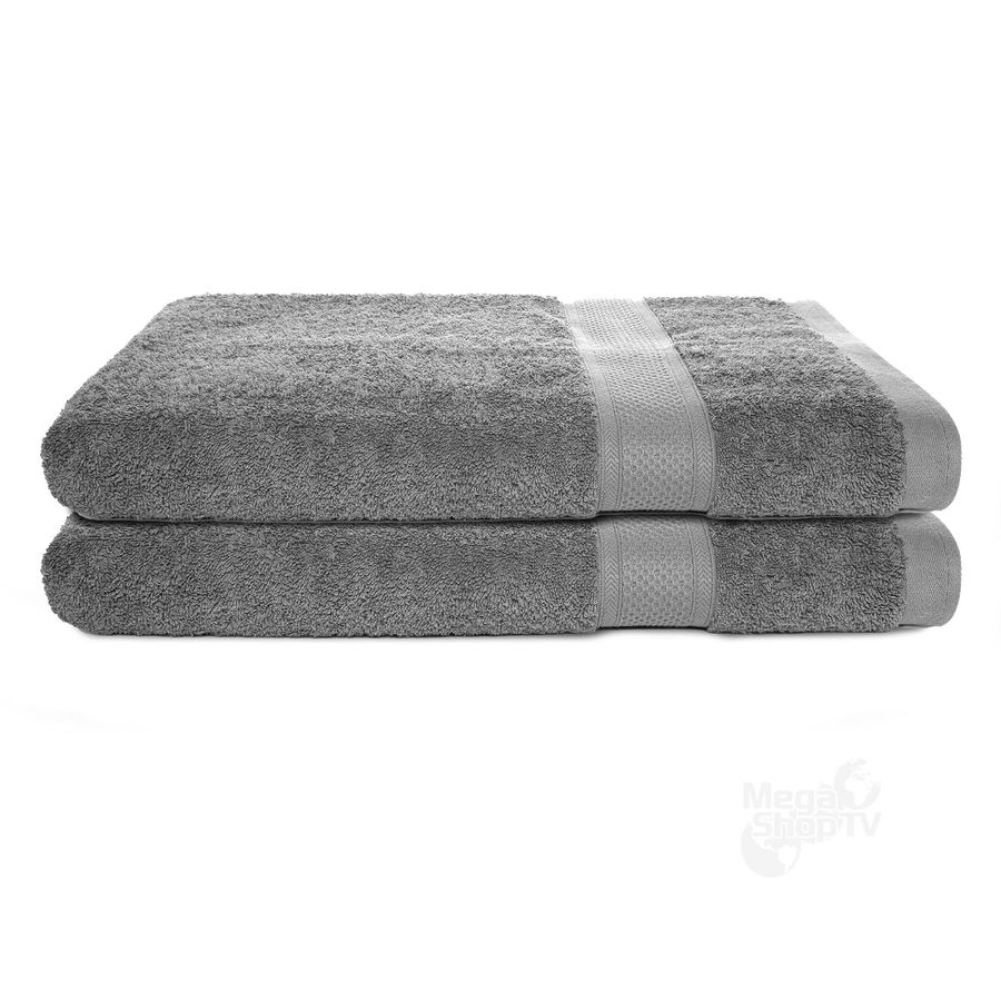 Toalla Ducha de baño - Color gris - Oferta 2X1 - 100% algodón - Almacenes  Europa 2x1
