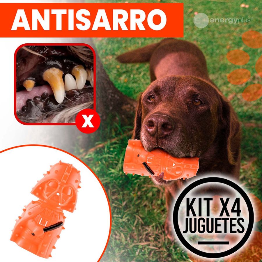 2 Patos de Goma Antisarro Juguete Interactivo Perros Peq y Medianos Azul  Rojo