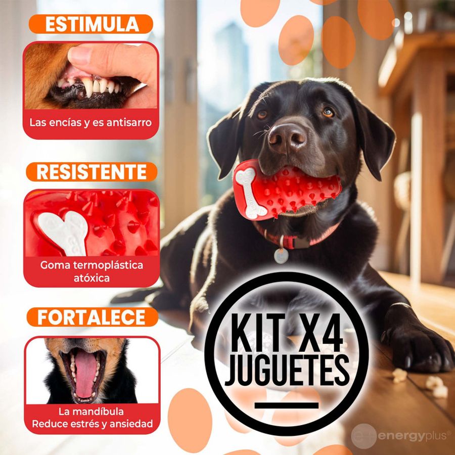 Juguetes Interactivos Para Perros, Juguetes Para Perros Con Fugas De  Comida, Juguetes Para Masticar De Goma Para Perros, Juguete Molar, Juguete  Interactivo - Temu