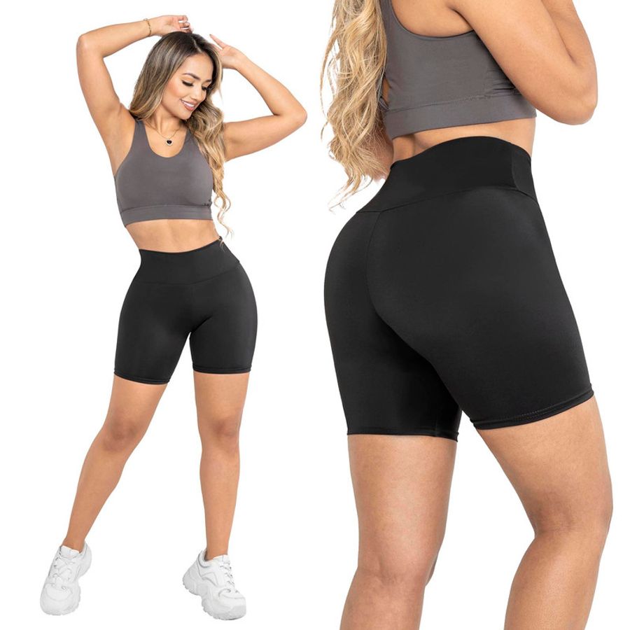 Biker Short deportivo mujer corto licra deportiva running MegaShop TV Mega Shop TV Colombia